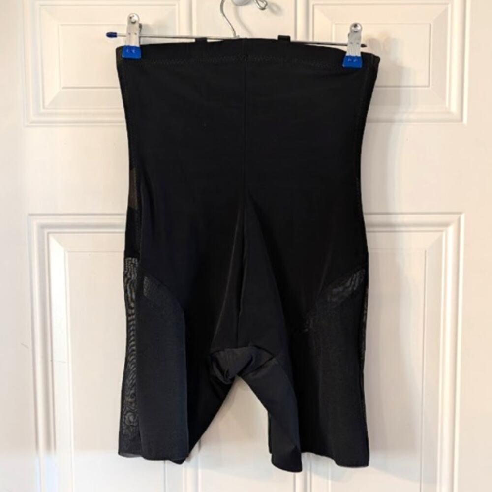 Honeylove SuperPower Short Shapewear Black Mid Thigh Sculpting Shorts M - Picture 2 of 4